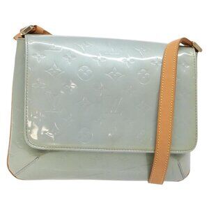Authentic LOUIS VUITTON Monogram Vernis Thompson Street Bag Lavande M91009 LV